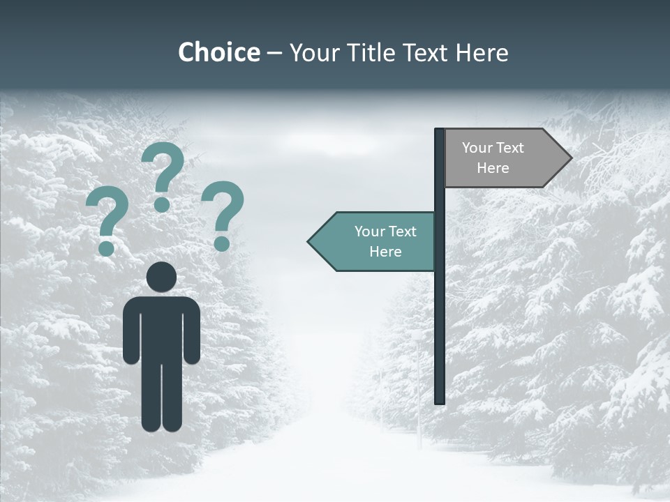 Season December White PowerPoint Template