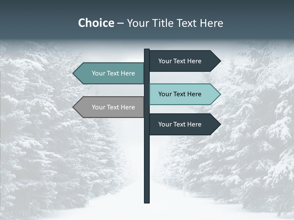Season December White PowerPoint Template