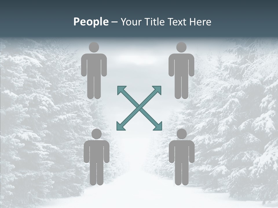 Season December White PowerPoint Template