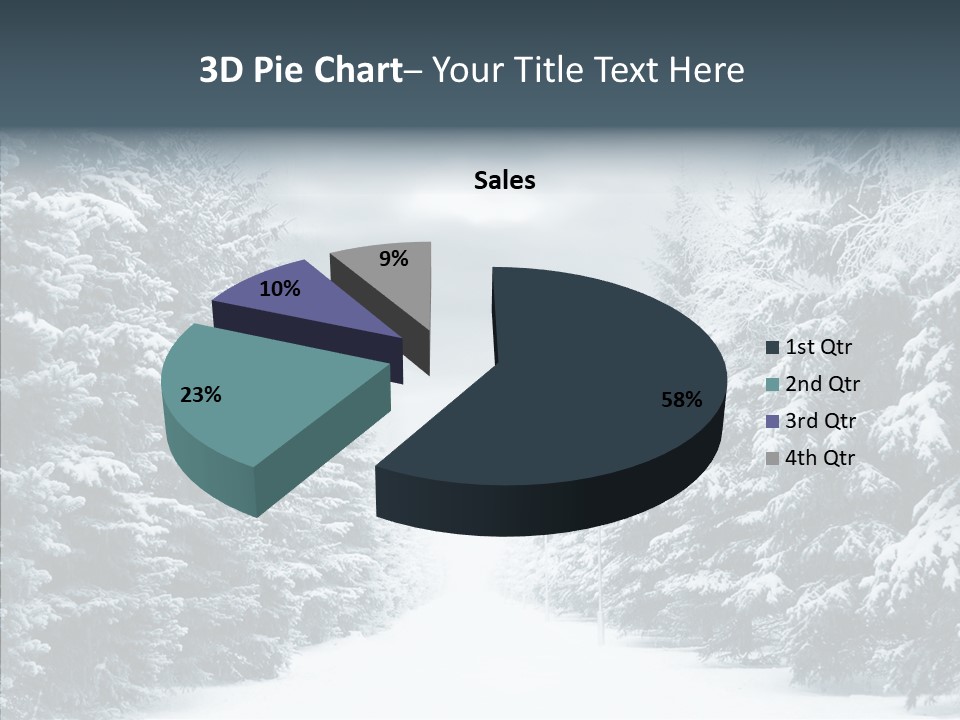 Season December White PowerPoint Template