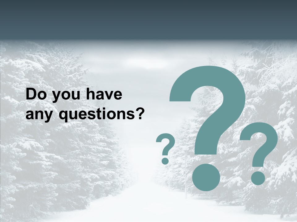 Season December White PowerPoint Template