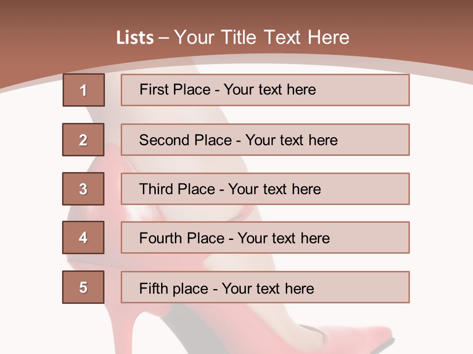 Sexy Curves Isolated PowerPoint Template