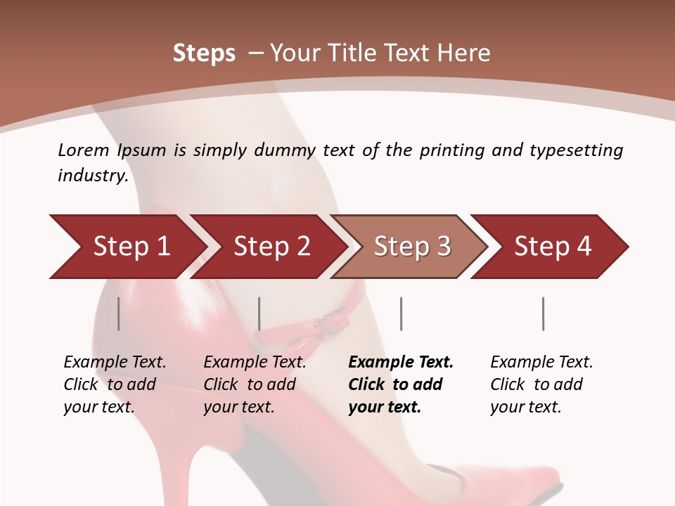 Sexy Curves Isolated PowerPoint Template