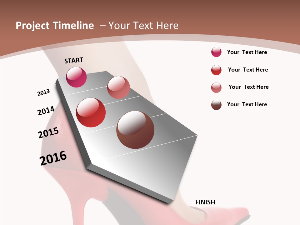 Sexy Curves Isolated PowerPoint Template