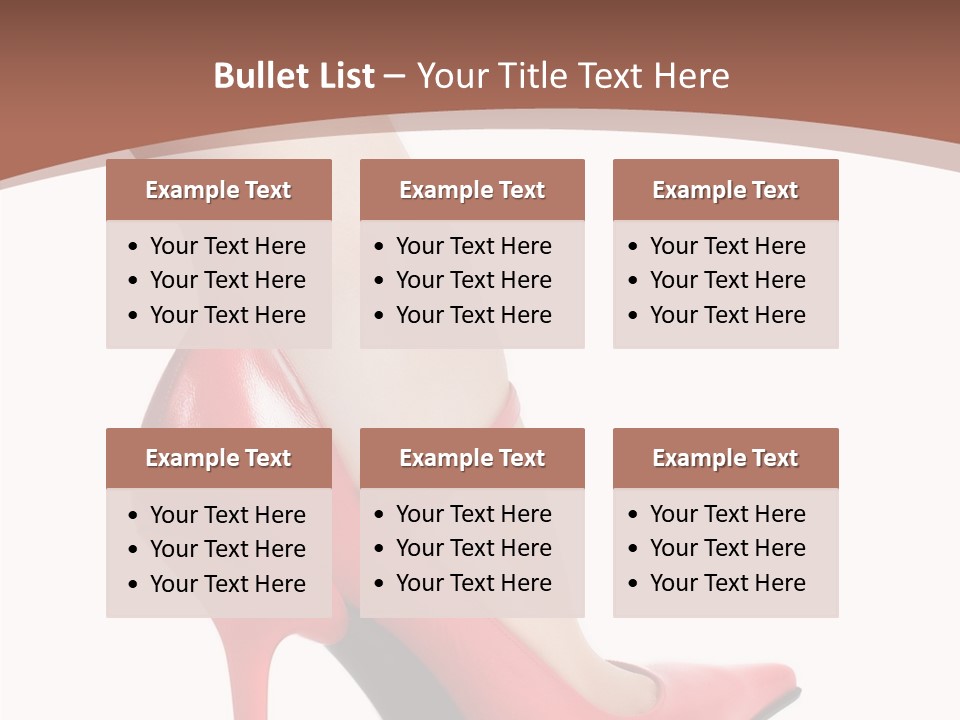 Sexy Curves Isolated PowerPoint Template