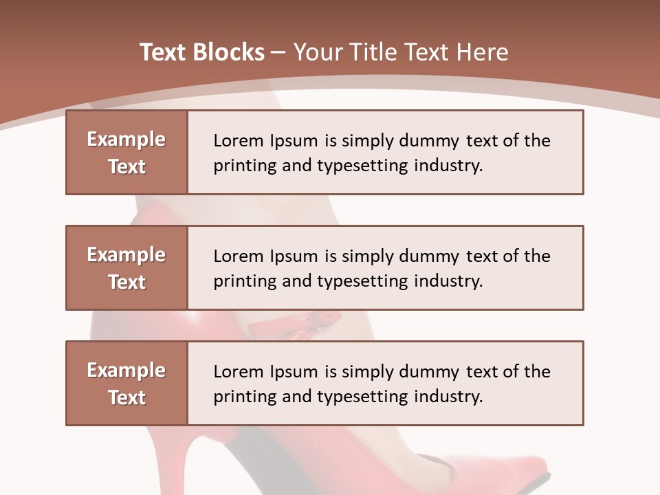 Sexy Curves Isolated PowerPoint Template