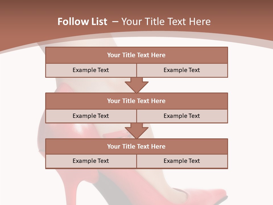 Sexy Curves Isolated PowerPoint Template