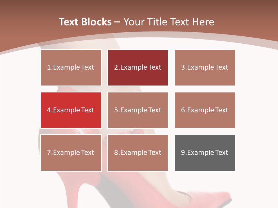 Sexy Curves Isolated PowerPoint Template