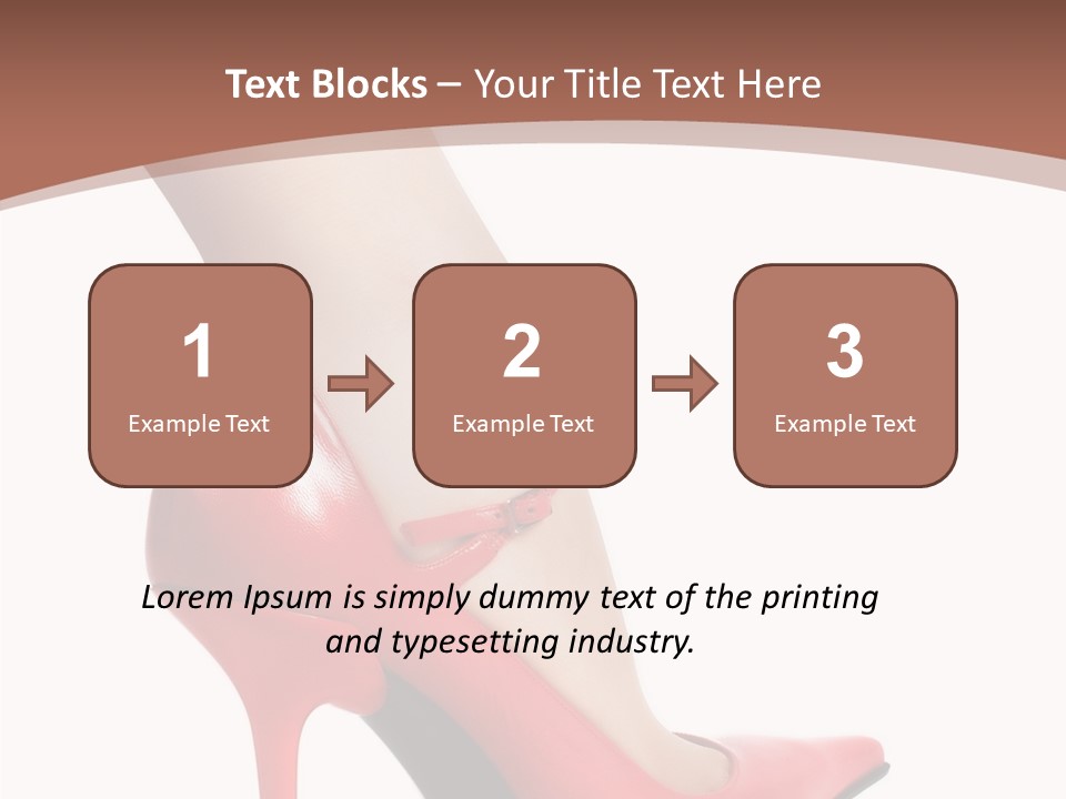 Sexy Curves Isolated PowerPoint Template
