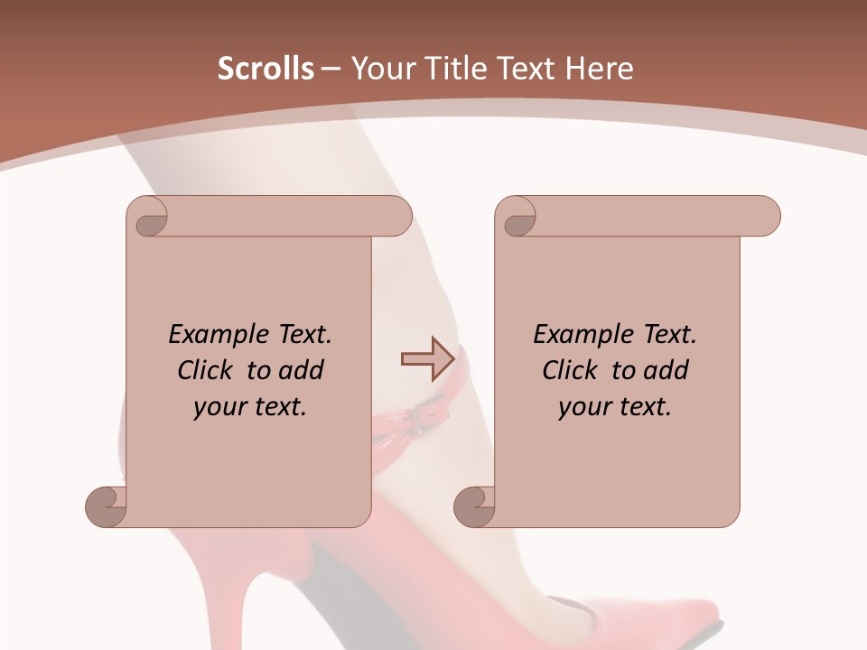 Sexy Curves Isolated PowerPoint Template