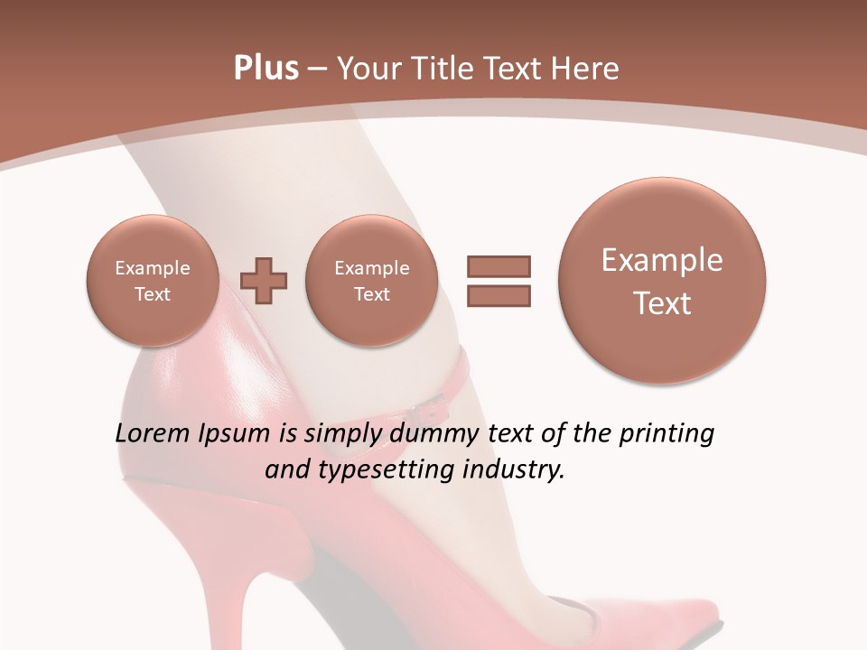 Sexy Curves Isolated PowerPoint Template