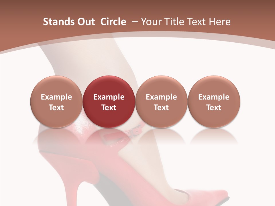 Sexy Curves Isolated PowerPoint Template