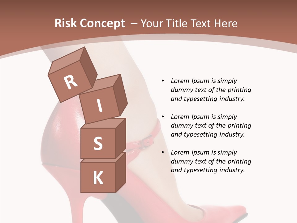 Sexy Curves Isolated PowerPoint Template