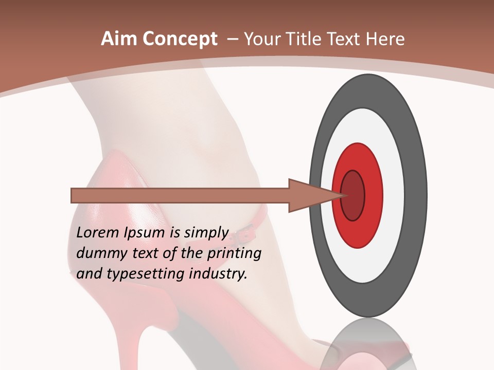 Sexy Curves Isolated PowerPoint Template