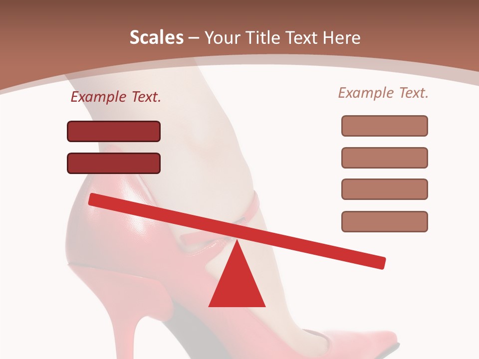 Sexy Curves Isolated PowerPoint Template