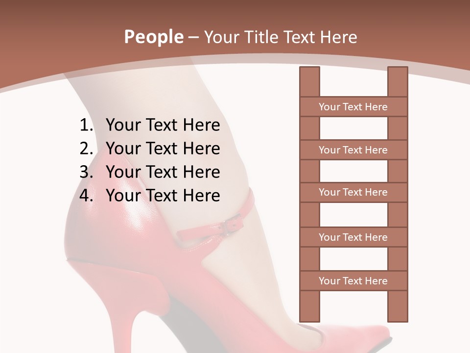 Sexy Curves Isolated PowerPoint Template
