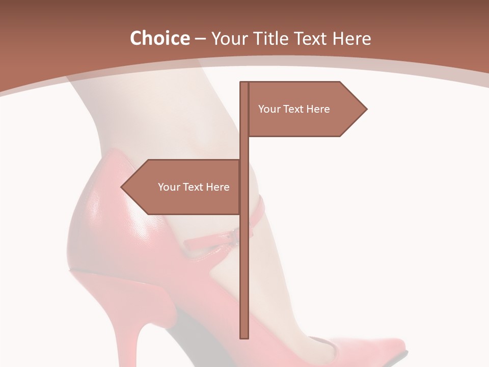 Sexy Curves Isolated PowerPoint Template