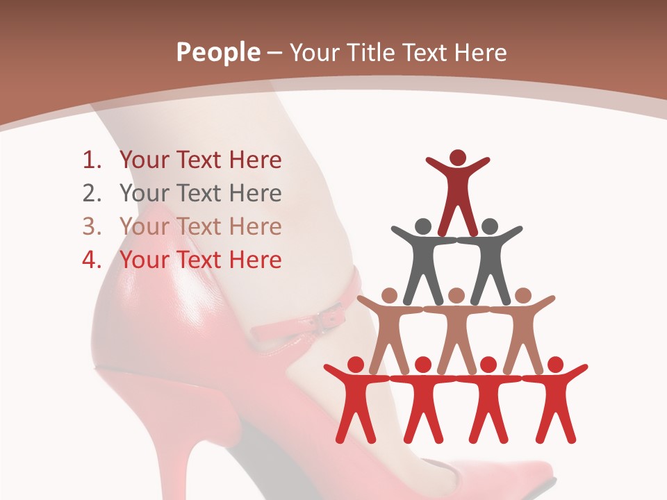 Sexy Curves Isolated PowerPoint Template