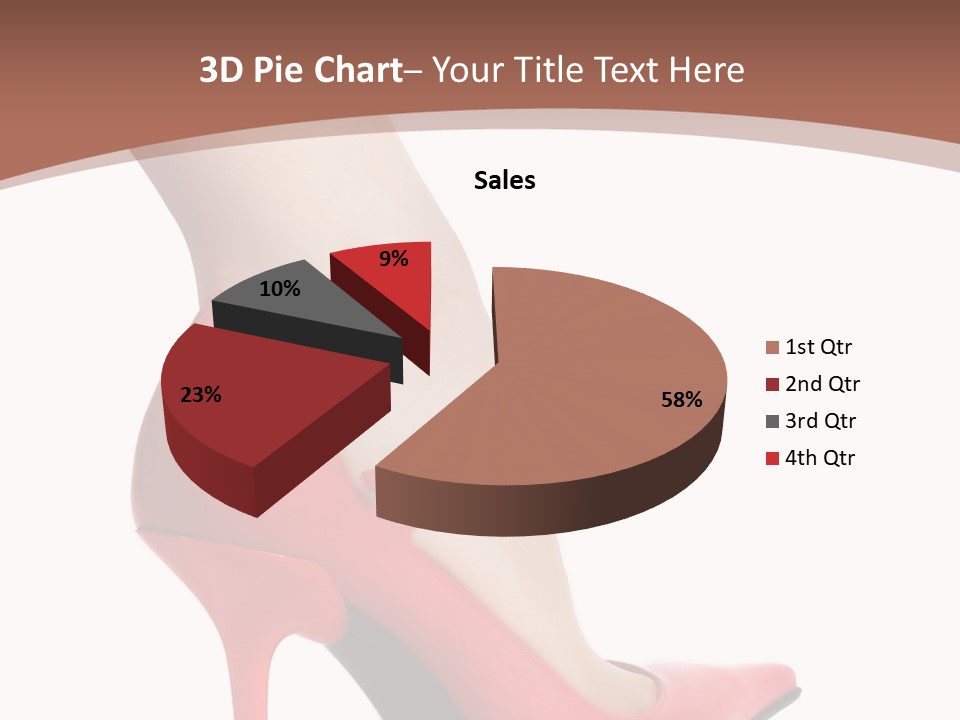 Sexy Curves Isolated PowerPoint Template