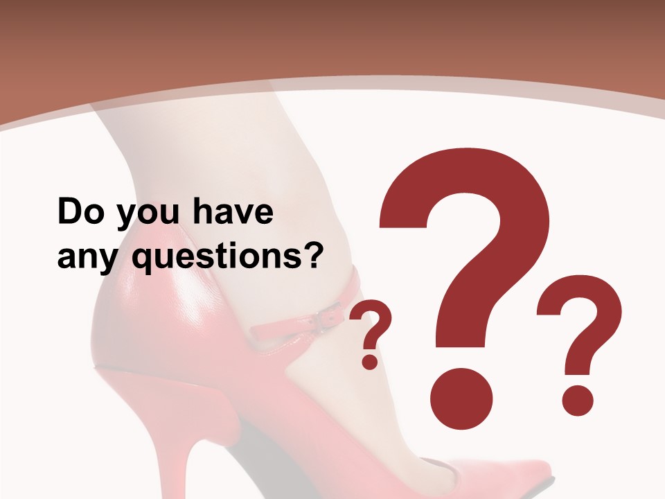 Sexy Curves Isolated PowerPoint Template