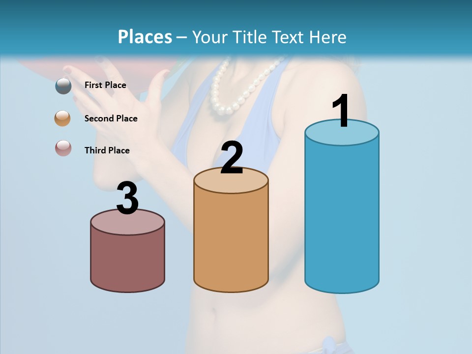 Blond  Beauty PowerPoint Template