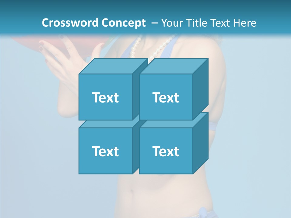 Blond  Beauty PowerPoint Template