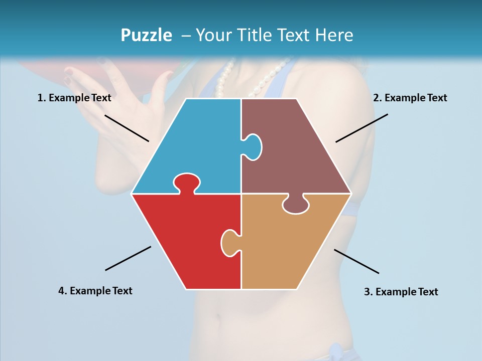 Blond  Beauty PowerPoint Template