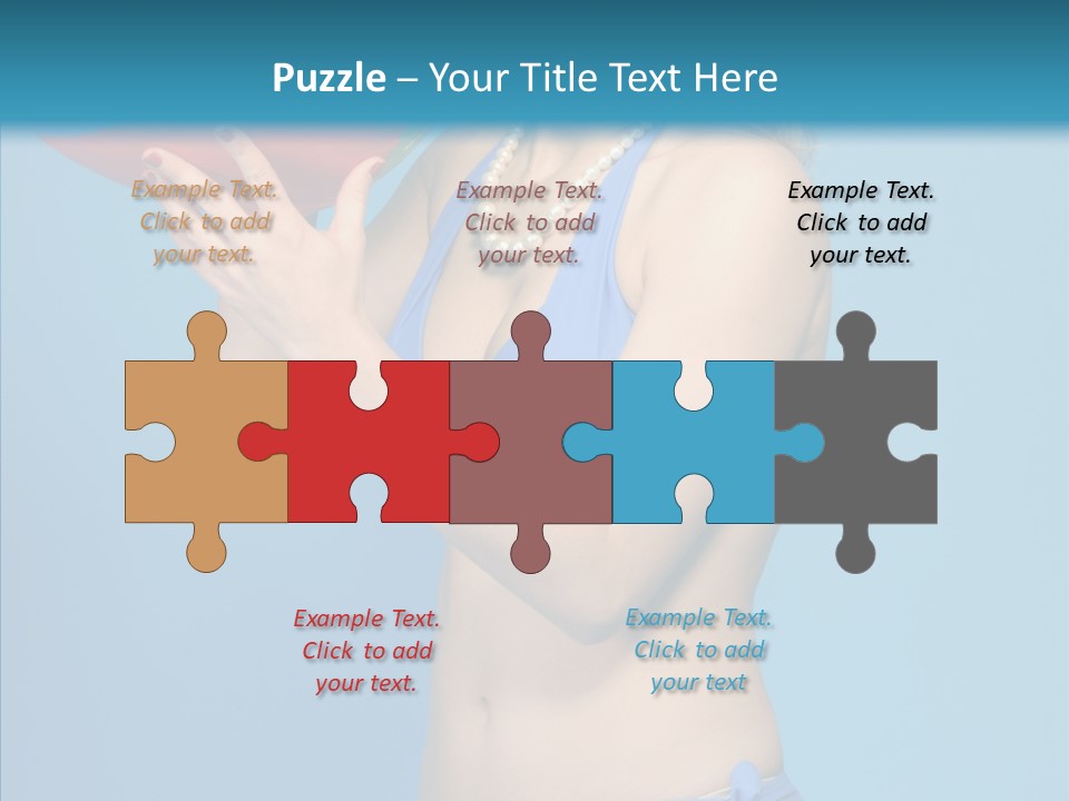 Blond  Beauty PowerPoint Template