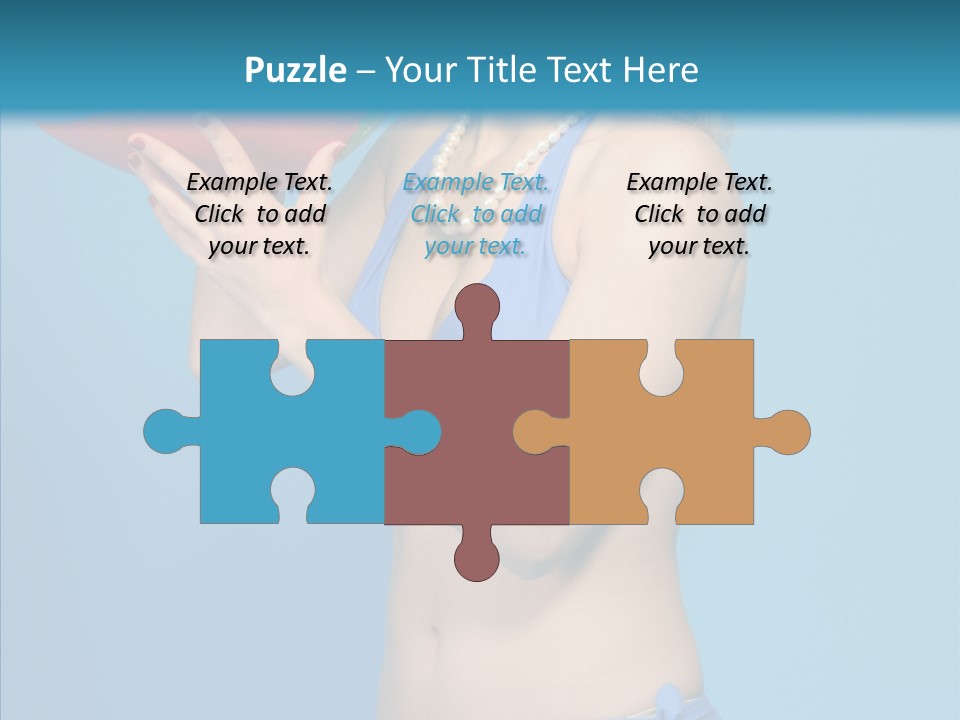 Blond  Beauty PowerPoint Template