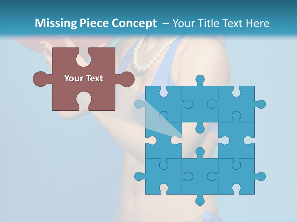 Blond  Beauty PowerPoint Template