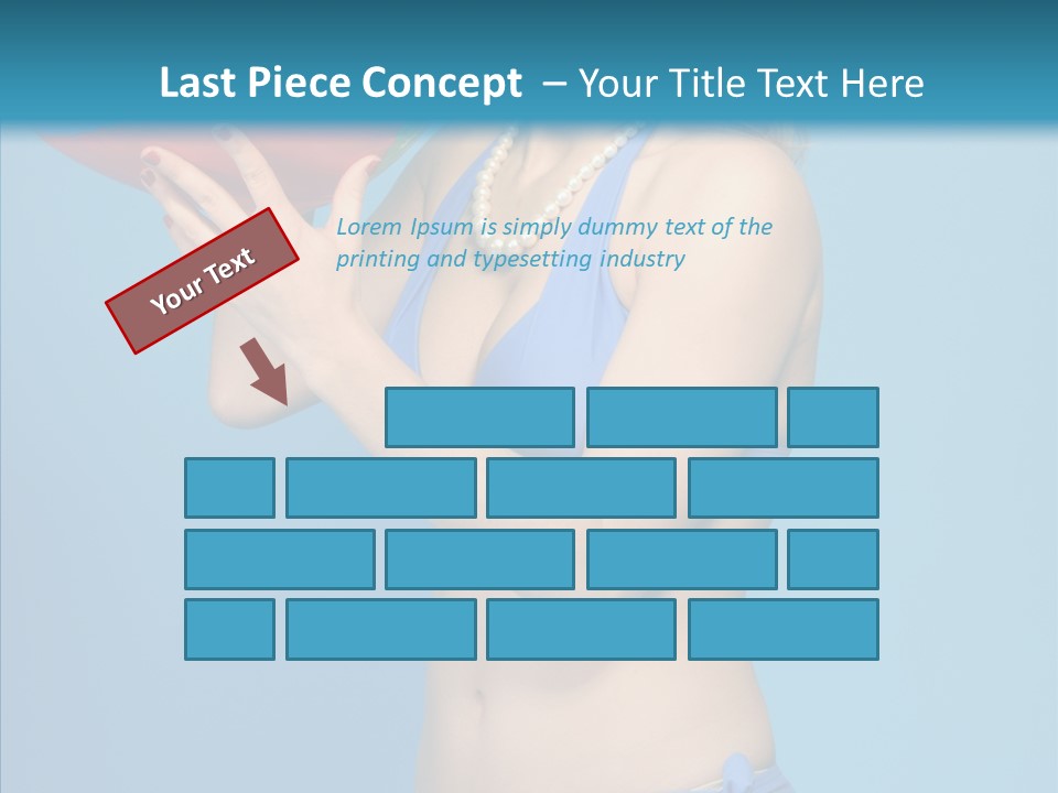 Blond  Beauty PowerPoint Template