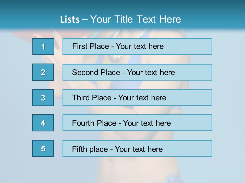 Blond  Beauty PowerPoint Template