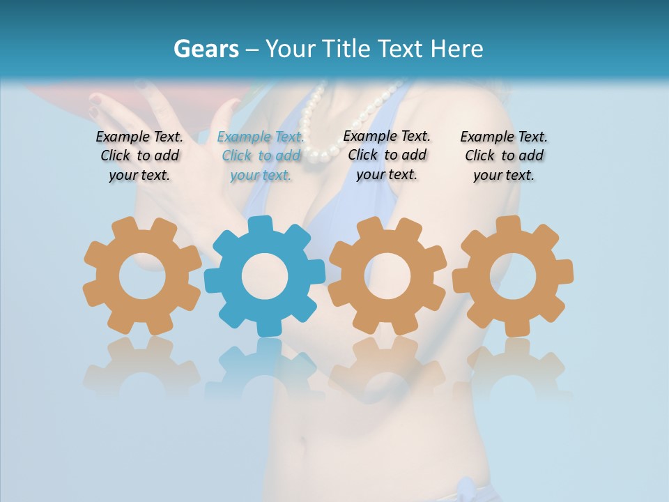 Blond  Beauty PowerPoint Template