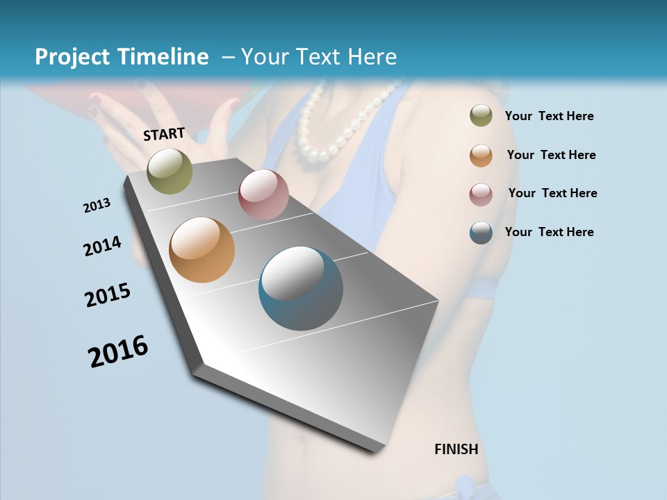 Blond  Beauty PowerPoint Template