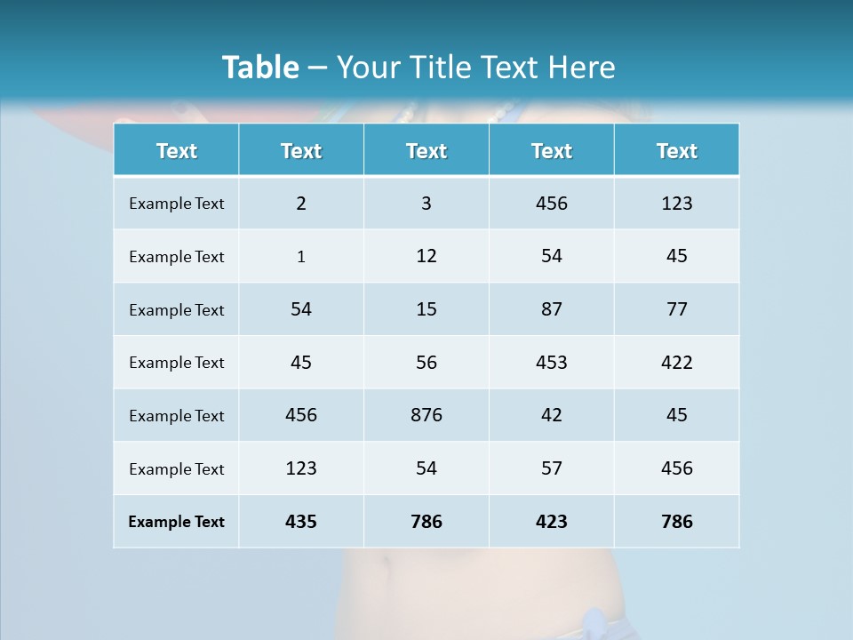 Blond  Beauty PowerPoint Template