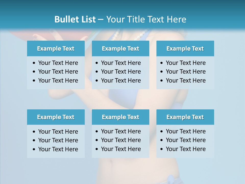 Blond  Beauty PowerPoint Template