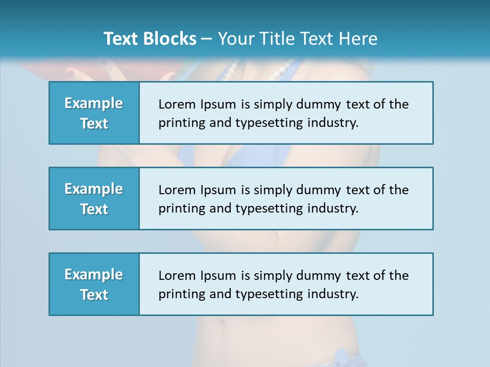 Blond  Beauty PowerPoint Template