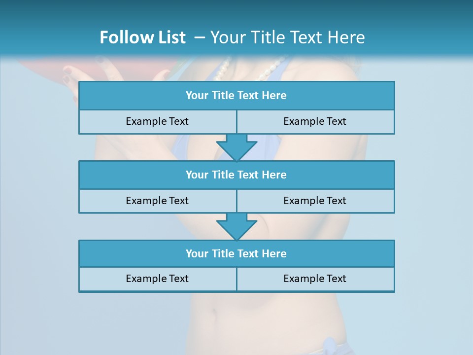 Blond  Beauty PowerPoint Template