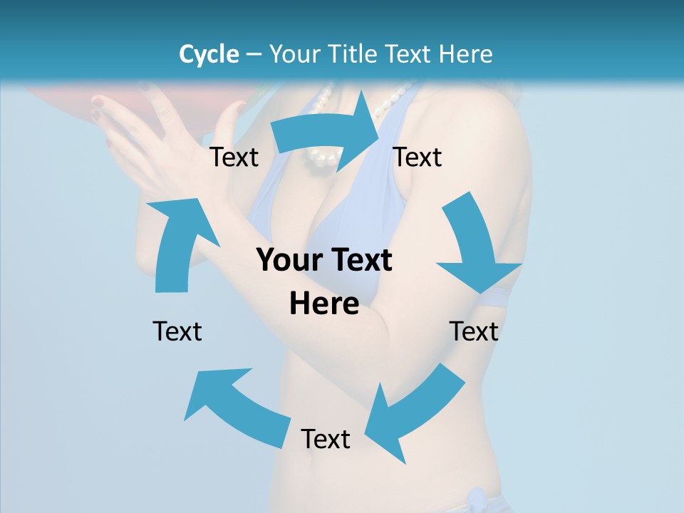 Blond  Beauty PowerPoint Template