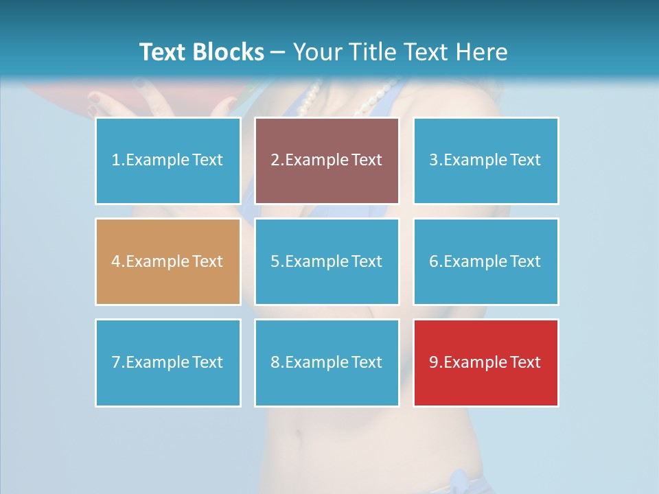 Blond  Beauty PowerPoint Template