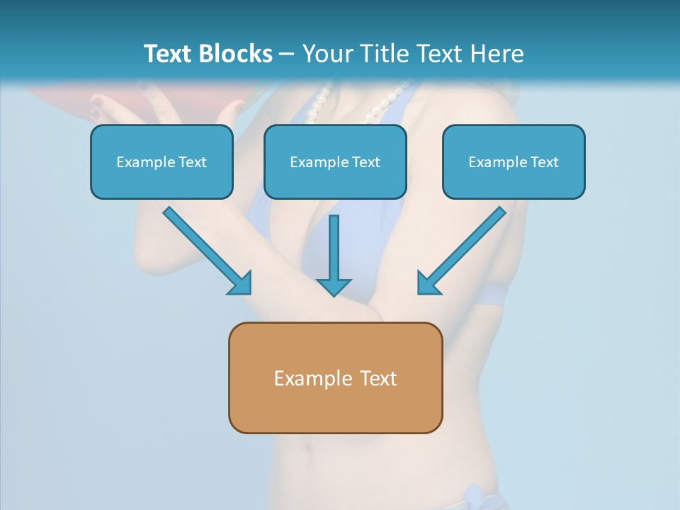 Blond  Beauty PowerPoint Template