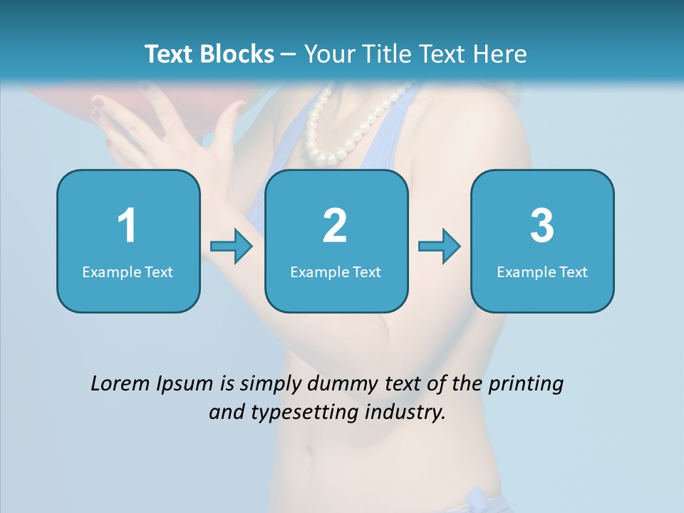 Blond  Beauty PowerPoint Template