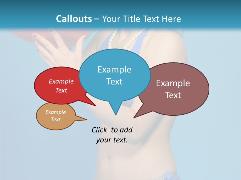 Blond  Beauty PowerPoint Template