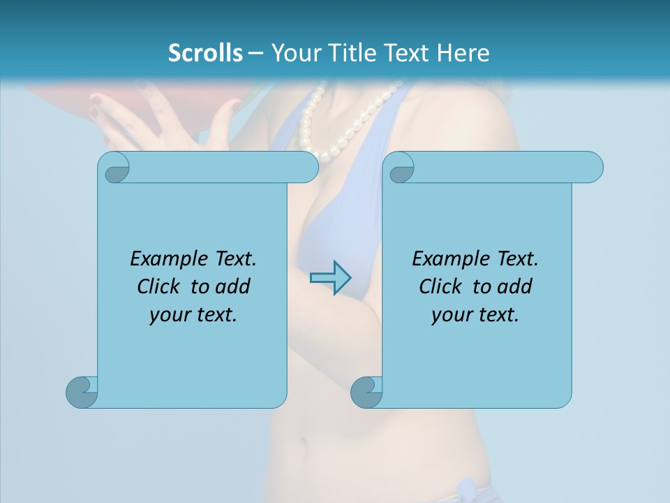 Blond  Beauty PowerPoint Template