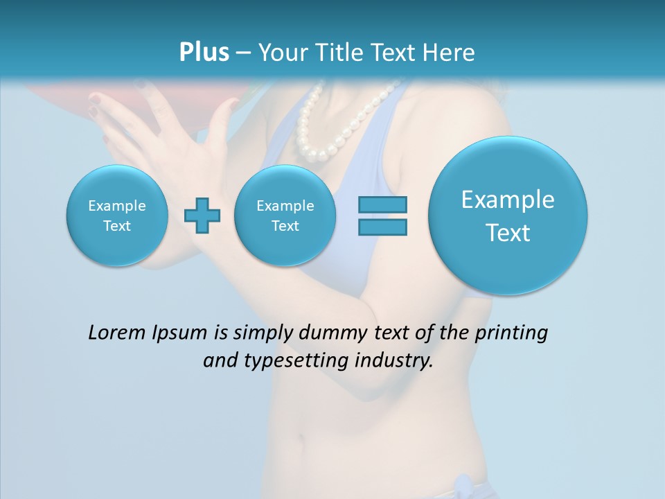 Blond  Beauty PowerPoint Template