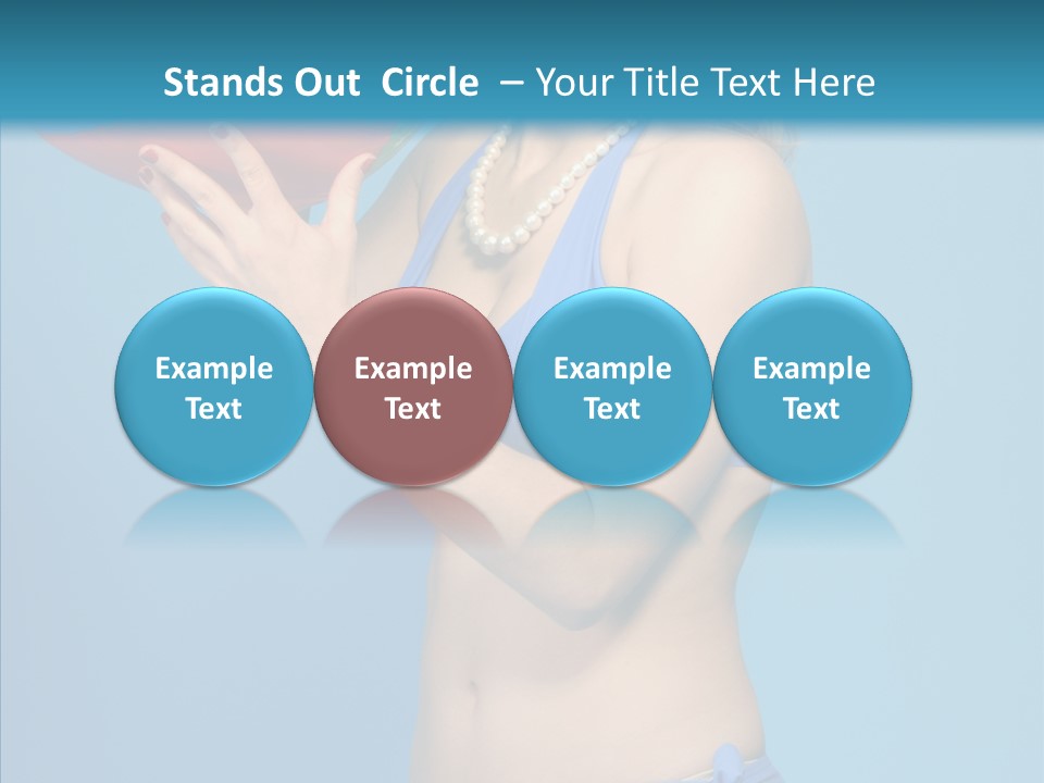 Blond  Beauty PowerPoint Template