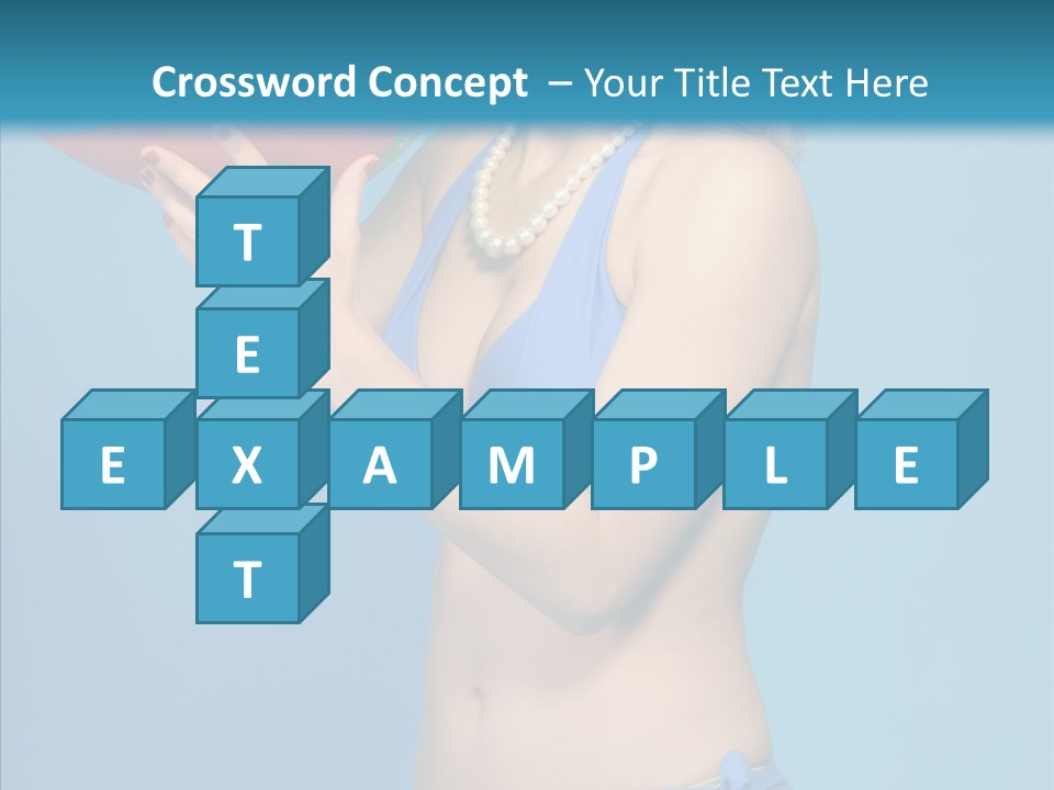 Blond  Beauty PowerPoint Template