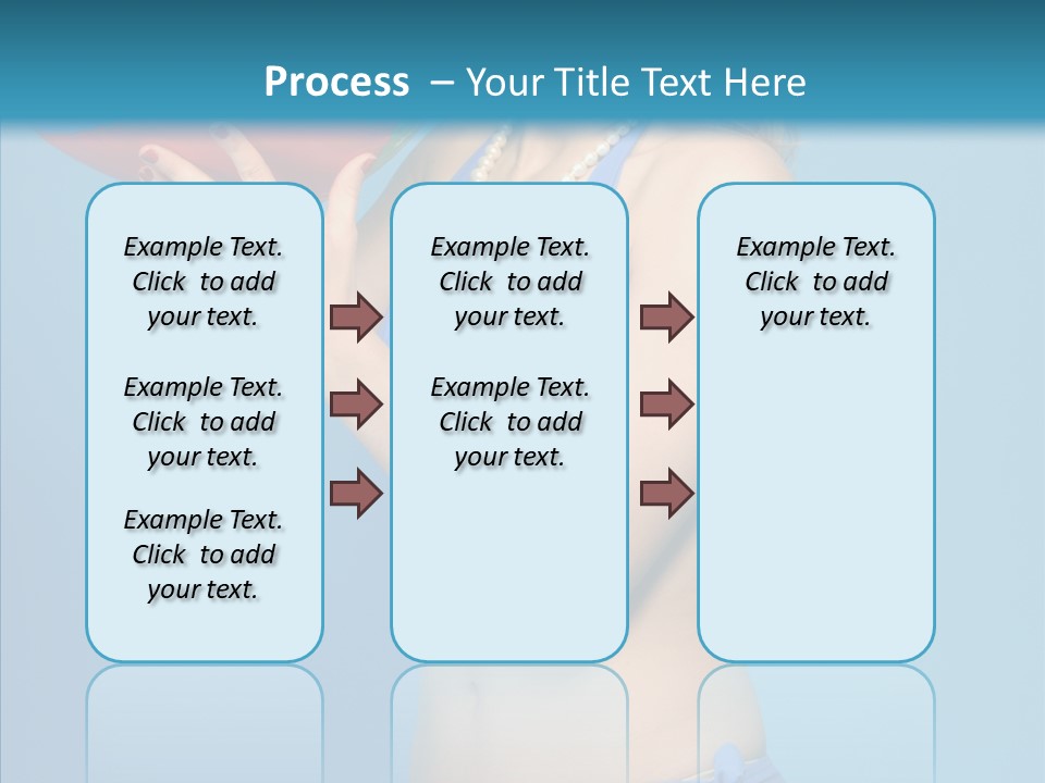 Blond  Beauty PowerPoint Template