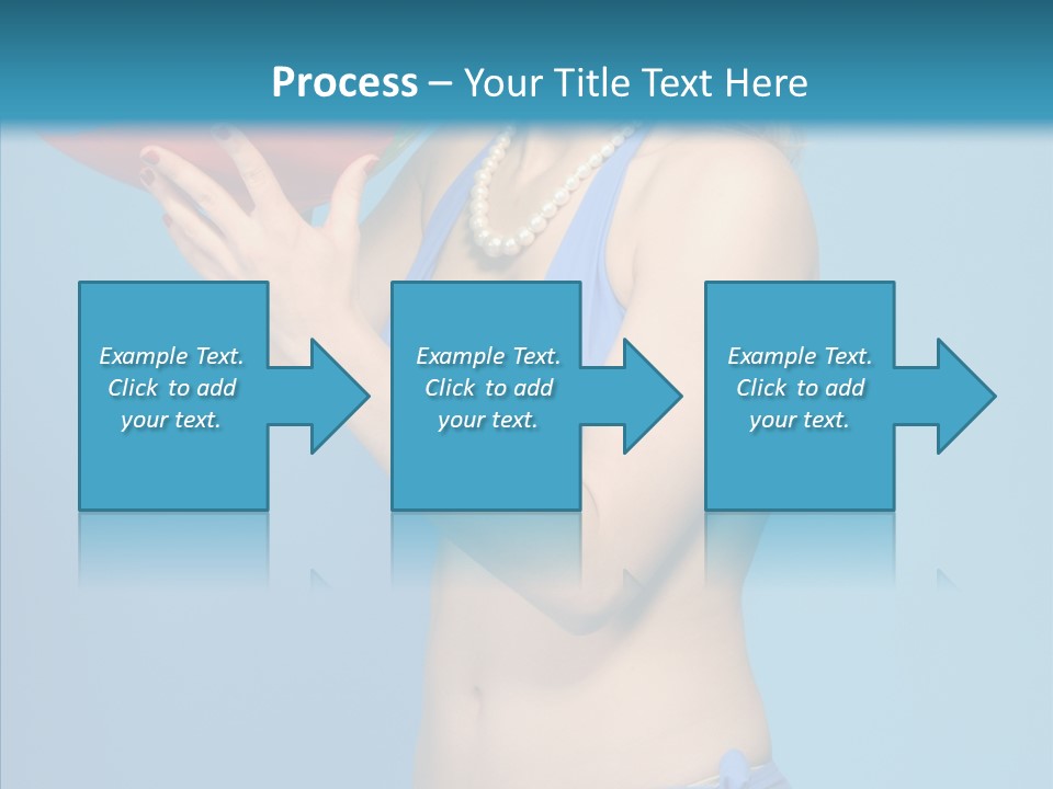 Blond  Beauty PowerPoint Template