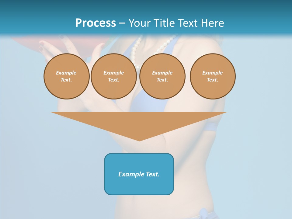 Blond  Beauty PowerPoint Template